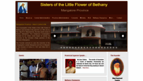 What Bethanymangaloreprovince.org website looked like in 2019 (4 years ago)