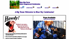 What Blueskycatahoulas.com website looked like in 2019 (4 years ago)