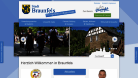 What Braunfels.de website looked like in 2019 (4 years ago)