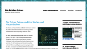 What Brueder-grimm.net website looked like in 2019 (4 years ago)