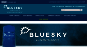 What Blueskylubricants.com website looked like in 2019 (4 years ago)