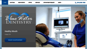 What Bluewaterdentistry.com website looked like in 2019 (4 years ago)
