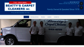 What Beattyscarpetcleanersinc.com website looked like in 2019 (4 years ago)