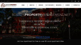 What Bostonpropertymanagement.net website looked like in 2019 (4 years ago)