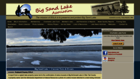 What Bigsandlake.org website looked like in 2019 (4 years ago)