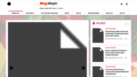 What Blogmayin.net website looked like in 2019 (4 years ago)