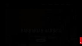 What Barbarianbarbell.com website looked like in 2019 (4 years ago)