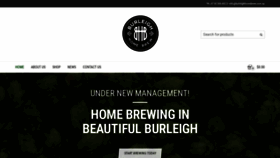 What Burleighhomebrew.com.au website looked like in 2019 (4 years ago)