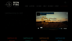 What Bonfirevans.com website looked like in 2019 (4 years ago)