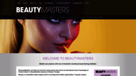 What Beautymastersacademy.com.au website looked like in 2019 (4 years ago)