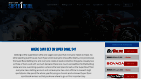 What Betonsuperbowl.com website looked like in 2019 (4 years ago)