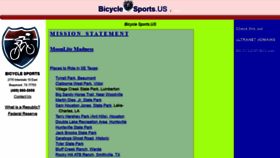 What Bicyclesports.us website looked like in 2019 (4 years ago)
