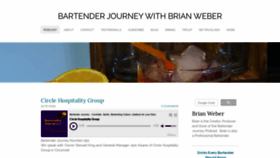 What Bartenderjourney.net website looked like in 2019 (4 years ago)