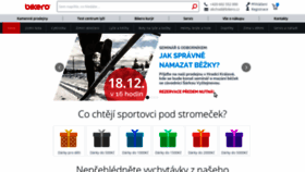 What Bikero.cz website looked like in 2019 (4 years ago)