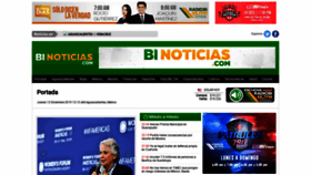 What Binoticias.com website looked like in 2019 (4 years ago)