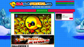 What Blablaforever.com website looked like in 2019 (4 years ago)