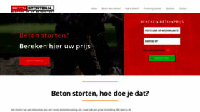 What Betonstorten.nl website looked like in 2019 (4 years ago)