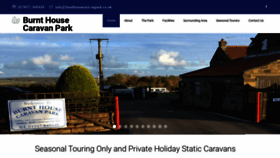 What Burnthousecaravanpark.co.uk website looked like in 2019 (4 years ago)