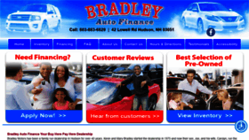What Bradleymotors.com website looked like in 2019 (4 years ago)