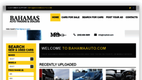 What Bahamaauto.com website looked like in 2019 (4 years ago)