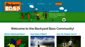 What Backyardbass.com website looked like in 2019 (4 years ago)