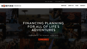 What Bonfirefinancial.com website looked like in 2019 (4 years ago)