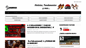 What Basketeando.com website looked like in 2019 (4 years ago)