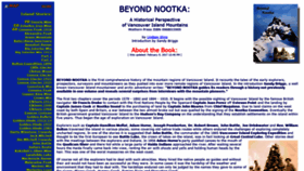 What Beyondnootka.com website looked like in 2019 (4 years ago)