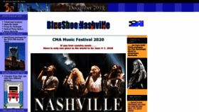 What Blueshoenashville.com website looked like in 2019 (4 years ago)