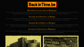 What Backintime.be website looked like in 2019 (4 years ago)