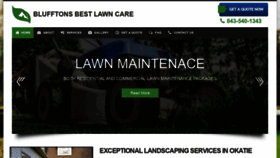 What Blufftonsbestlawncare.com website looked like in 2019 (4 years ago)
