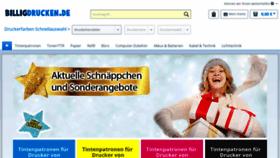 What Billigdrucken.de website looked like in 2019 (4 years ago)