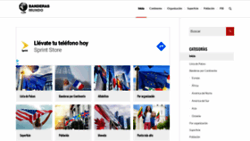 What Banderasmundo.es website looked like in 2019 (4 years ago)