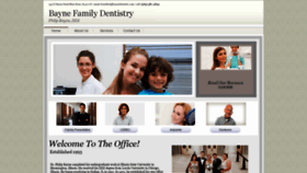 What Baynedentistry.com website looked like in 2019 (4 years ago)