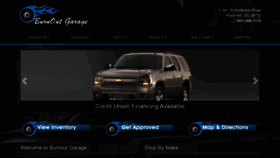 What Burnoutgarage803.com website looked like in 2019 (4 years ago)