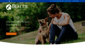 What Beattiepethospital.com website looked like in 2019 (4 years ago)