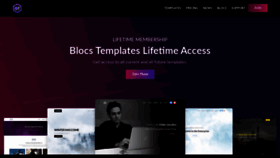 What Blocstemplates.com website looked like in 2019 (4 years ago)