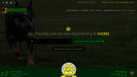 What Barkbusters.com website looked like in 2019 (4 years ago)