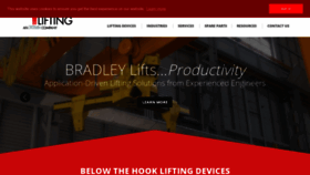 What Bradleylifting.com website looked like in 2019 (4 years ago)
