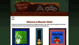 What Bloominminds.com website looked like in 2019 (4 years ago)
