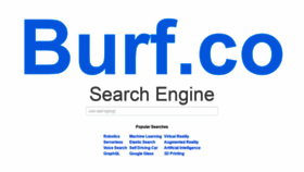 What Burf.co website looked like in 2019 (4 years ago)