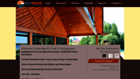 What Bayridgervpark.com website looked like in 2019 (4 years ago)