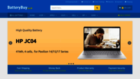 What Batterybuy.co.uk website looked like in 2019 (4 years ago)