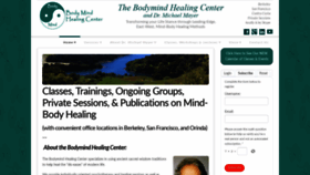 What Bodymindhealing.com website looked like in 2019 (4 years ago)