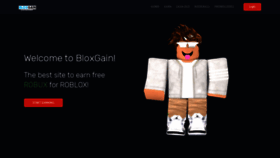 What Bloxgain.com website looked like in 2019 (4 years ago)