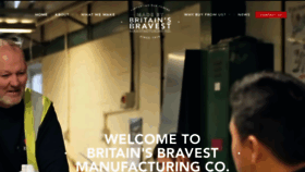 What Britainsbravestmanufacturing.org.uk website looked like in 2019 (4 years ago)