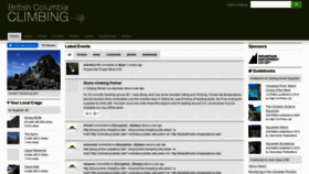What Bcclimbing.com website looked like in 2019 (6 years ago)