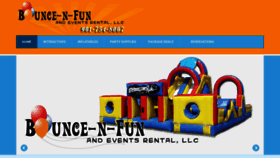 What Bouncefunevents.com website looked like in 2019 (4 years ago)