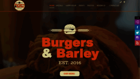 What Burgersandbarleysc.com website looked like in 2019 (4 years ago)
