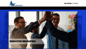 What Bicrecruiting.com website looked like in 2019 (4 years ago)